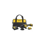 DCM848P2 DeWALT 18V 125 mm orbitinis poliruoklis (2x5.0 Ah)