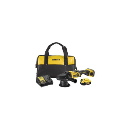 DCM848P2 DeWALT 18V 125 mm orbitinis poliruoklis (2x5.0 Ah)