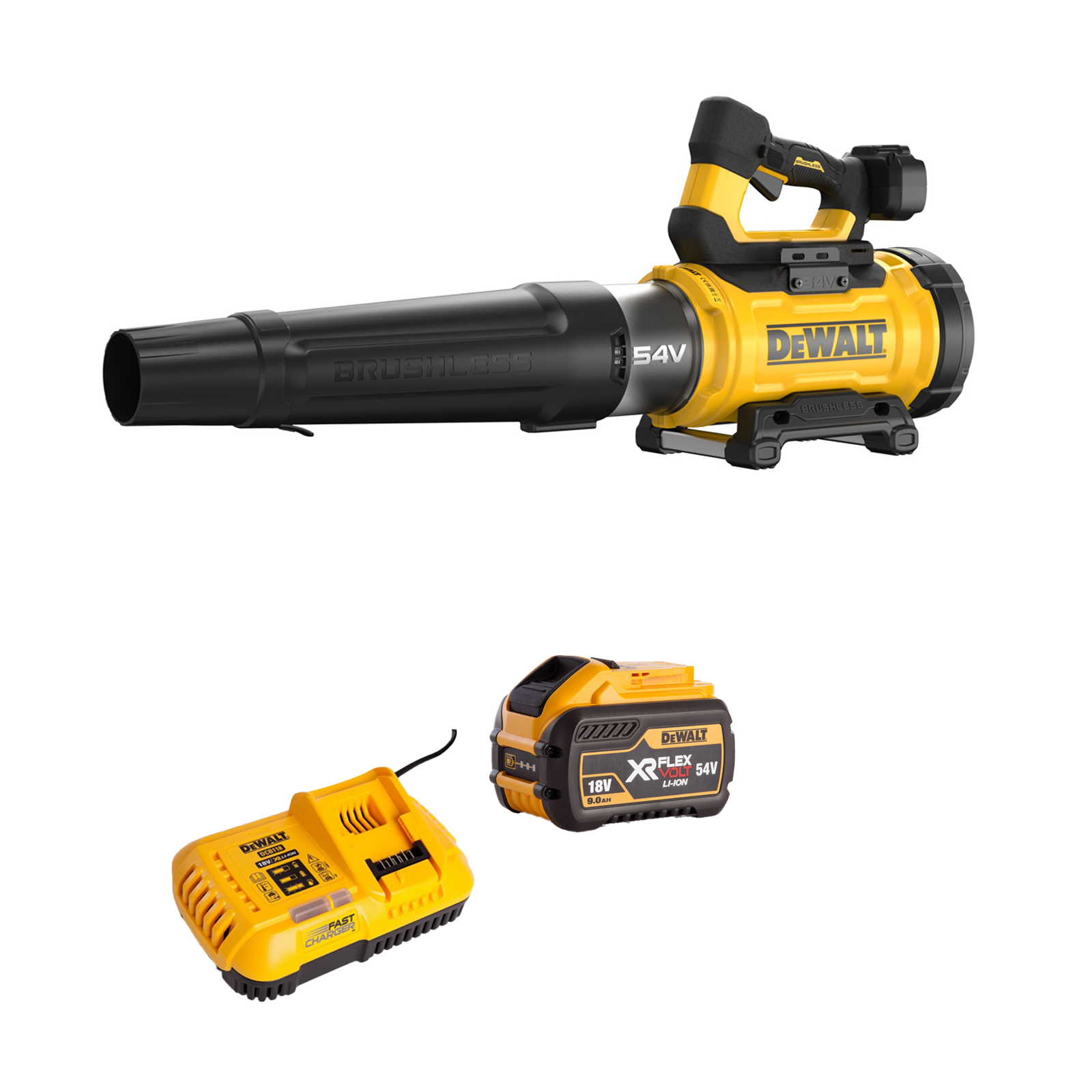dcmbl777x1-dewalt-xr-flexvolt-54v-lapu-pustuvas-1x90-ah DCMBL777X1 DeWALT XR FLEXVOLT 54V lapų pūstuvas (1x9.0 Ah) - Image 1