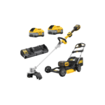 DCMK201W2 DeWALT 18V žoliapjovės ir sulankstomo trimerio rinkinys (2x8.0 Ah)