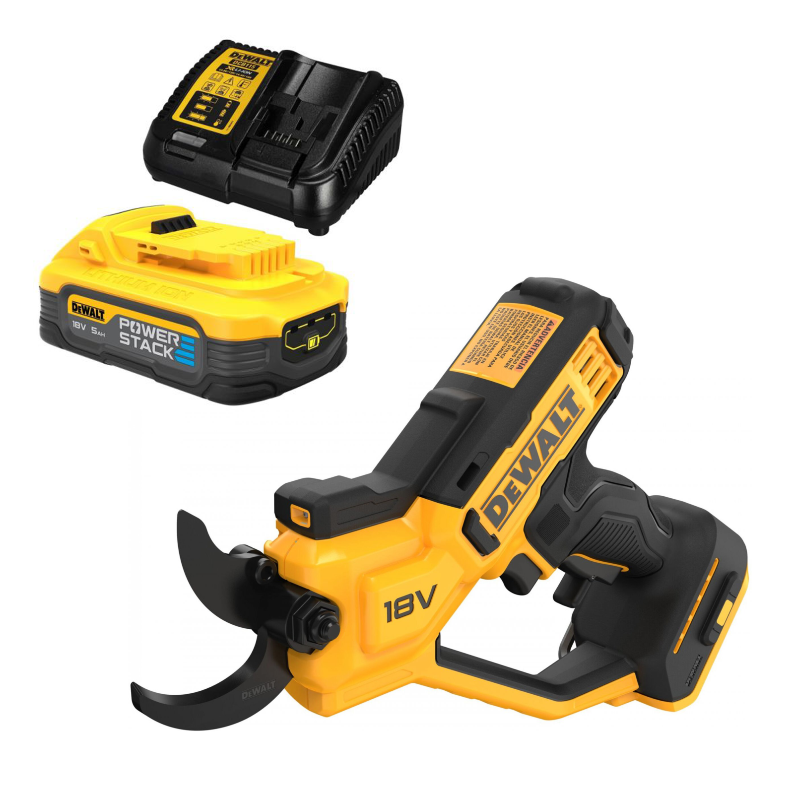 dcmpp568h1-dewalt-18v-akumuliatorinis-sekatorius-1x50-ah DCMPP568H1 DeWALT 18V akumuliatorinis sekatorius (1x5.0 Ah) - Image 1