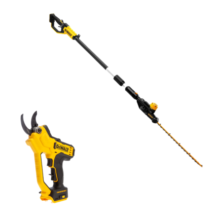 DCMPP568N DeWALT 18V akumuliatorinis sekatorius + DCMPH566N 18V XR 550 mm gyvatvorių žirklės