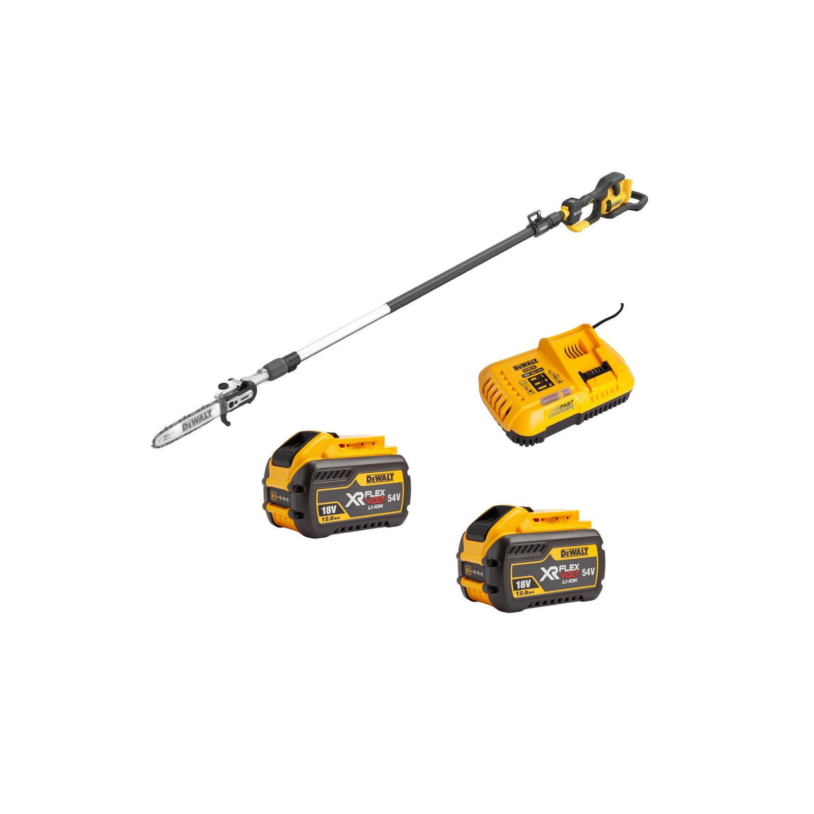dcmps640y2-dewalt-54v-genetuvas-400-cm-2x120-ah DCMPS640Y2 DeWALT 54V genėtuvas 400 cm (2x12.0 Ah) - Image 1