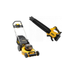 DCMW564P2 DeWALT 2x18V akumuliatorinė žoliapjovė (2x5.0 Ah) + DCMBL562N 18V lapų pūstuvas