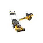 DCMW564P2 DeWALT 2x18V akumuliatorinė žoliapjovė (2x5.0 Ah) + DCMCS565N 18V grandininis pjūklas 30 cm
