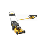 DCMW564P2 DeWALT 2x18V akumuliatorinė žoliapjovė (2x5.0 Ah) + DCMHT564N 18V gyvatvorių žirklės 55 cm