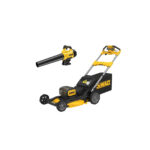 DCMWSP156N DeWALT 2x18V savaeigė akumuliatorinė žoliapjovė + DCM562PB 18V lapų pūstuvas