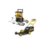 DCMWSP550N DeWALT 54V FLEXVOLT savaeigė žoliapjovė + DCMPW1600N 2x18V aukšto slėgio plovykla