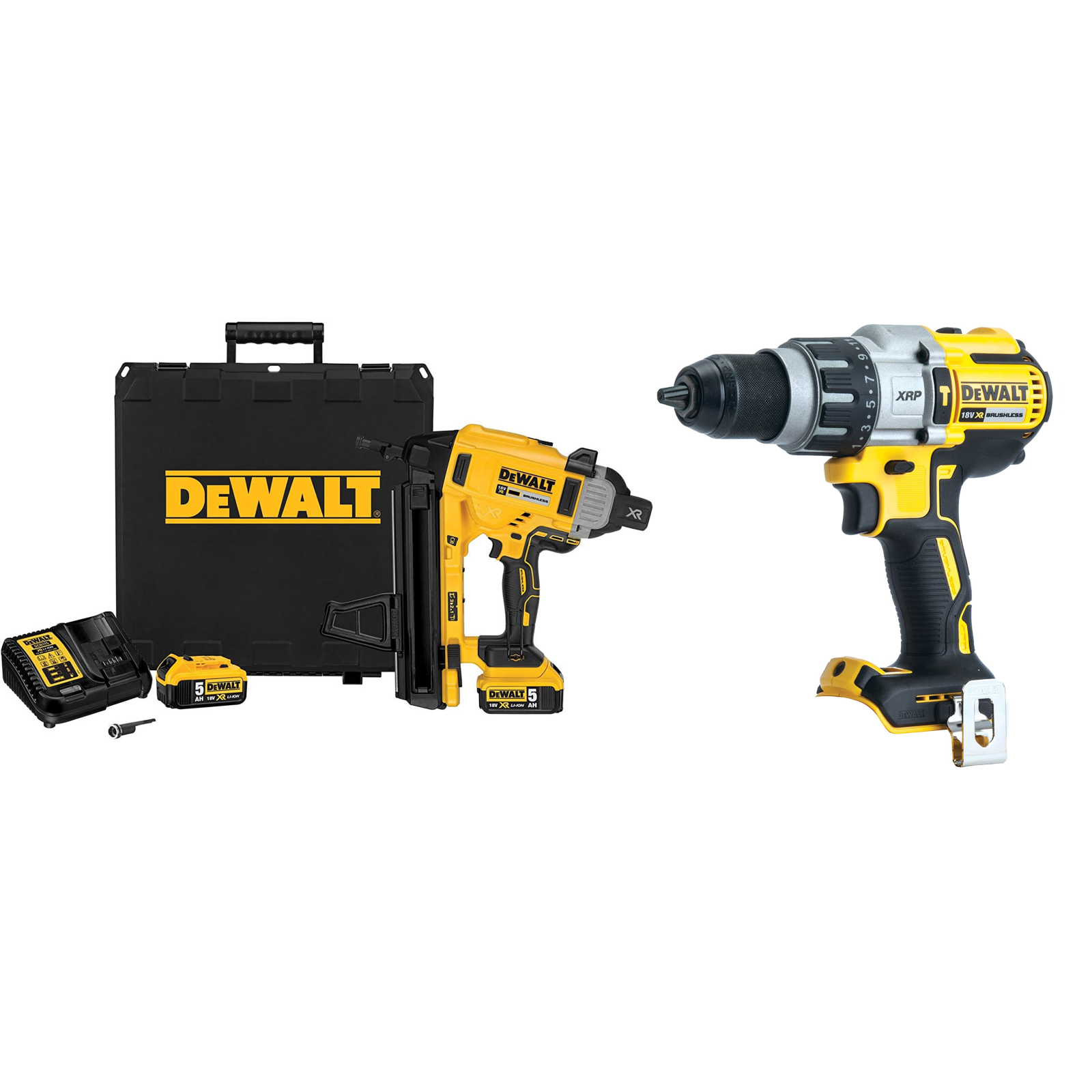 dcn890p2-dewalt-18v-viniakale-betonui-dcd996n-suktuvas-greztuvas DCN890P2 DeWALT 18V viniakalė betonui + DCD996N suktuvas-gręžtuvas - Image 1