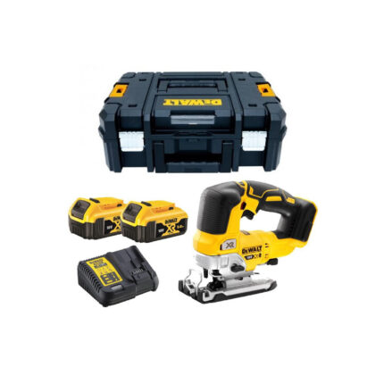 DCS334P2 DeWALT 18V siaurapjūklis (2x5.0 Ah)