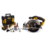 DCS356P2 DeWALT 18V daugiafunkcinis įrankis + DCS391N DeWALT 18V diskinis pjūklas