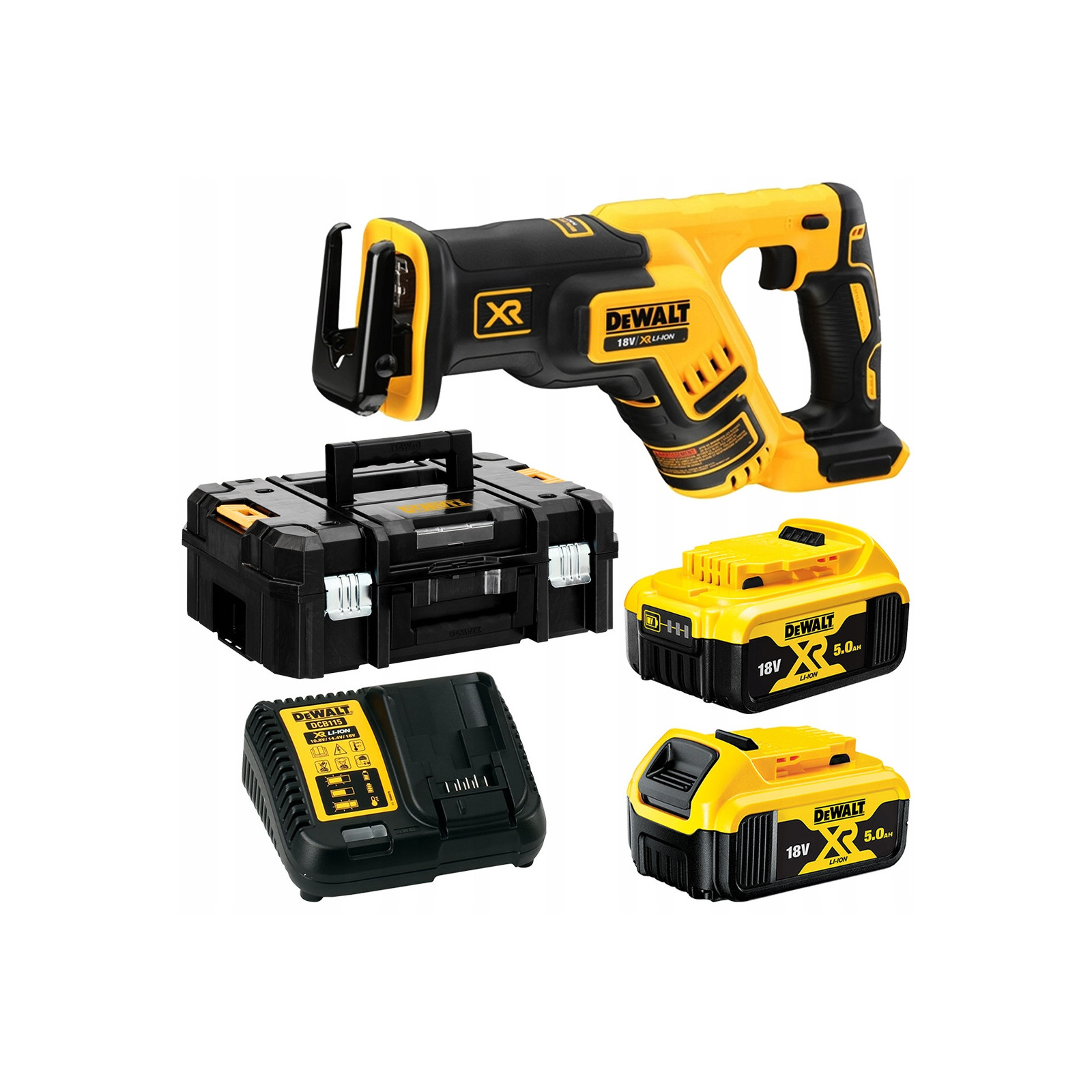 dcs367p2-dewalt-18v-tiesinis-pjuklas-2x50-ah DCS367P2 DeWALT 18V tiesinis pjūklas (2x5.0 Ah) - Image 1
