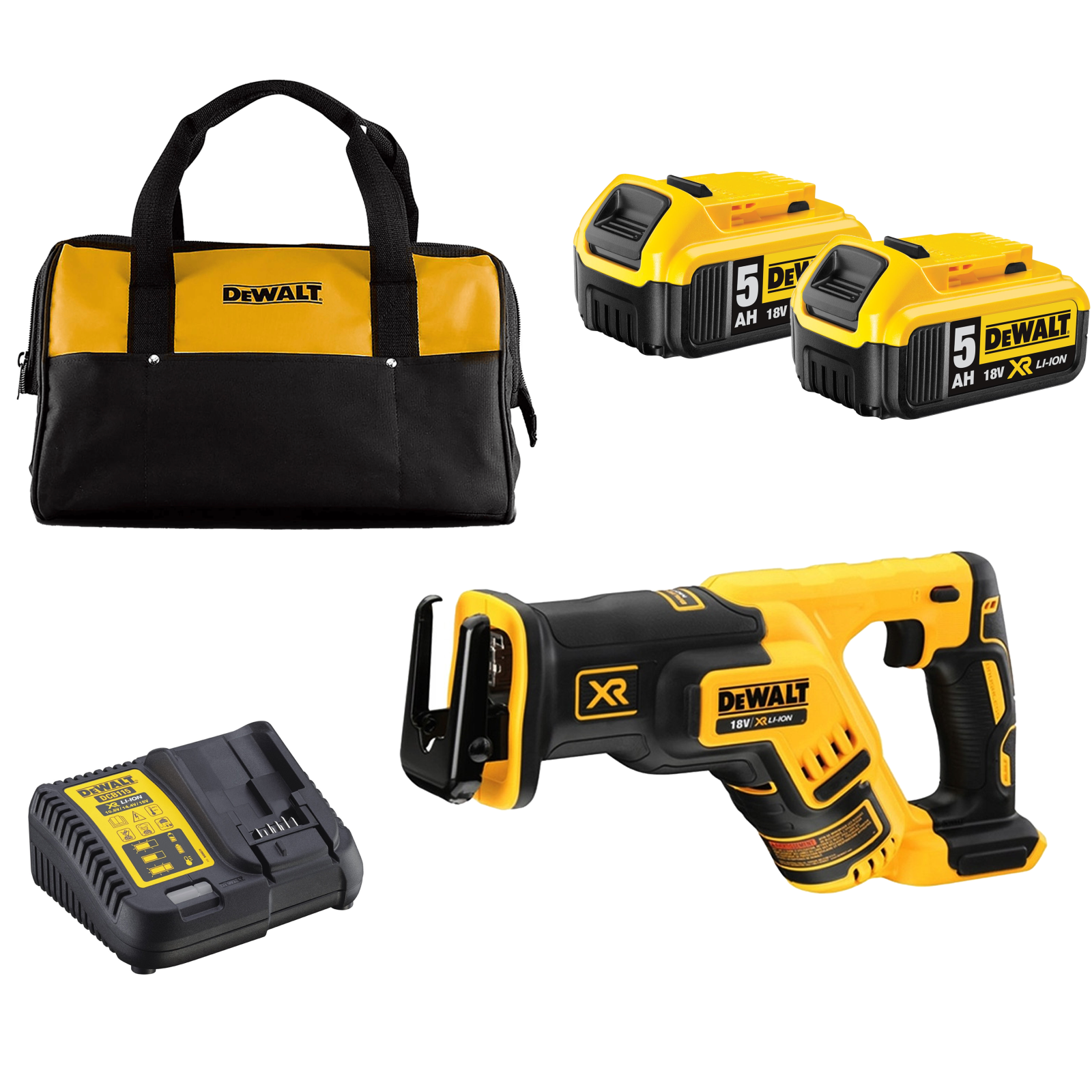 dcs367p2c-dewalt-18v-tiesinis-pjuklas-2x50-ah DCS367P2C DeWALT 18V tiesinis pjūklas (2x5.0 Ah) - Image 1