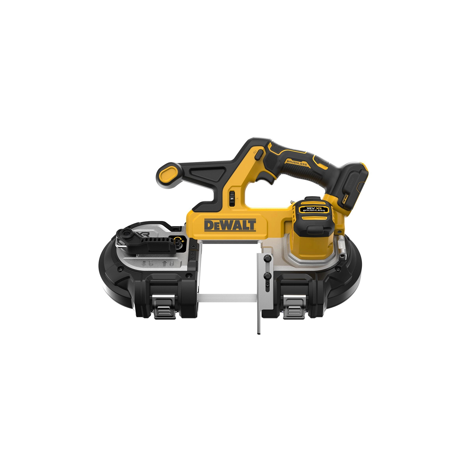 dcs378n-dewalt-18v-juostinis-pjuklas DCS378N DeWALT 18V juostinis pjūklas - Image 1
