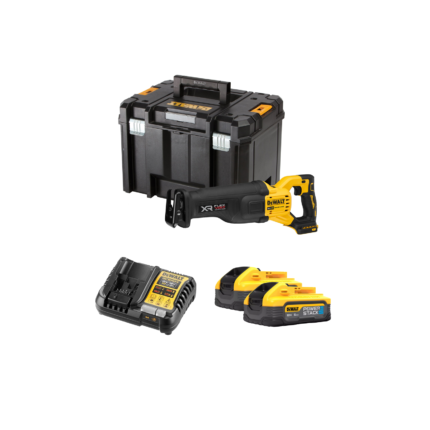 DCS386H2T DeWALT 18V FLEXVOLT Advantage tiesinis pjūklas (2x5.0 Ah)