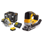 DCS570P2 DeWALT 18V diskinis pjūklas + DCS334N 18V siaurapjūklis