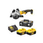 DCS571P2 DeWALT 18V diskinis pjūklas 115 mm (2x5.0 Ah)