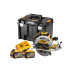 DCS573X2 DeWALT 18V FLEXVOLT ADVANTAGE diskinis pjūklas 190 mm (2x9.0 Ah)