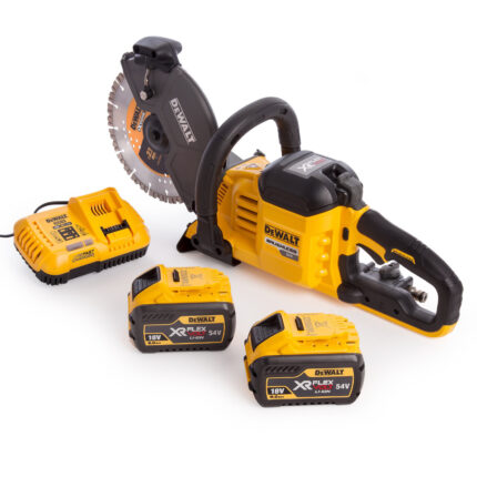DCS690X2 DeWALT FLEXVOLT 54V betono pjūklas (2x9.0 Ah)
