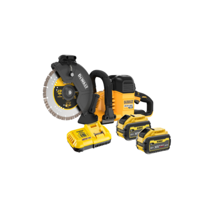DCS691X2 DeWALT FLEXVOLT 54V betono pjūklas 230 mm (2x9.0 Ah)