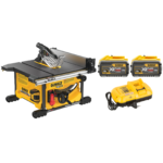 DCS7485Y2 DeWALT FLEXVOLT 54V išilginio pjovimo staklės (2x12.0 Ah)