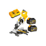 DCS777T2 DeWALT FLEXVOLT 54V skersinio pjovimo staklės (2x6.0 Ah)