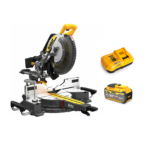 DCS781Z1 DeWALT FLEXVOLT 54V skersinio pjovimo staklės 305 mm (1x15.0 Ah)