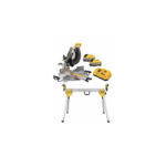 DCS782XW2 DeWALT 18V skersinio pjovimo staklės 305 mm + DE7033 kompaktiškas skersinio pjovimo staklių stalas (2x8.0 Ah)