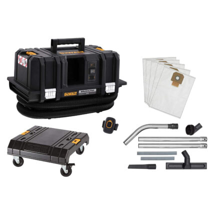 DCV586MK DeWALT FLEXVOLT 54V dulkių surinkėjas su priedais