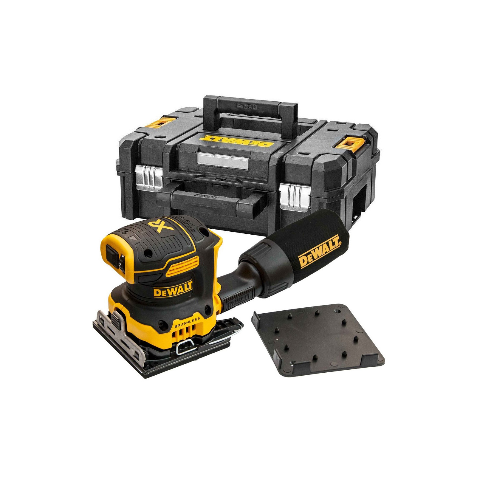 dcw200nt-dewalt-18v-plokstuminis-slifuoklis DCW200NT DeWALT 18V plokštuminis šlifuoklis - Image 1