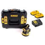DCW210D2 DeWALT 18V 125 mm ekscentrinis šlifuoklis (2x2.0 Ah)