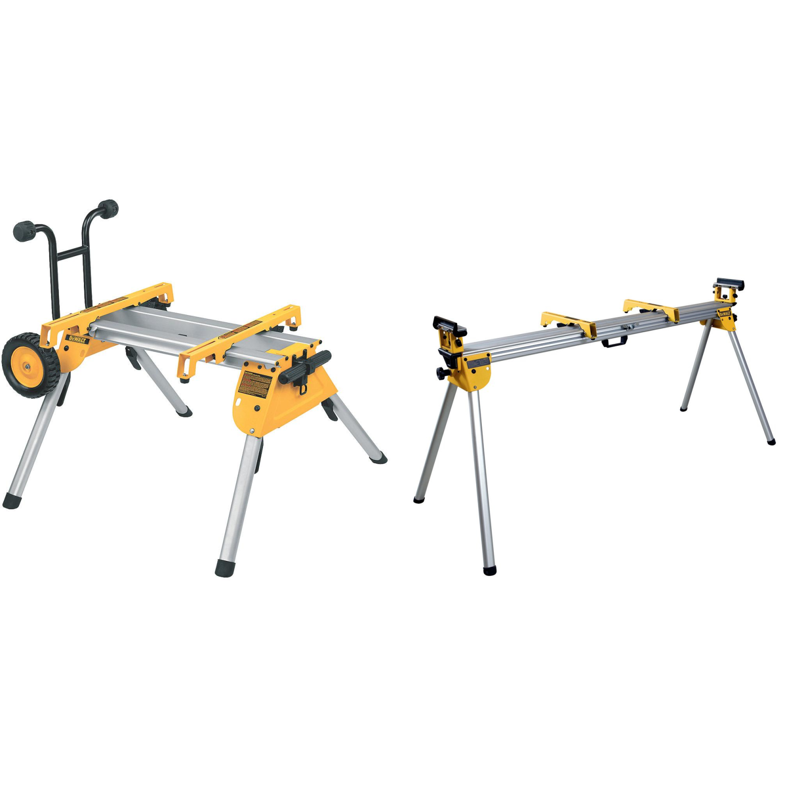 de7400-dewalt-heavy-duty-sulankstomas-isilginio-pjovimo-stakliu-stovas-de7023-skersinio-pjovimo-stakliu-stovas DE7400 DeWALT Heavy Duty sulankstomas išilginio pjovimo staklių stovas + DE7023 skersinio pjovimo staklių stovas - Image 1