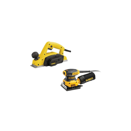 DeWALT DW680 elektrinis oblius 2.5 mm + DWE6411 230W elektrinis šlifuoklis