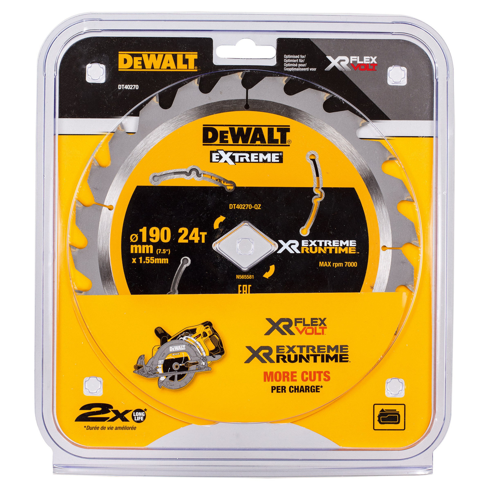 dewalt-flexvolt-extreme-pjovimo-diskas-medienai-190mm-x-rombas-24t36t DeWALT FLEXVOLT EXTREME pjovimo diskas medienai (190mm x rombas) 24T/36T - Image 1