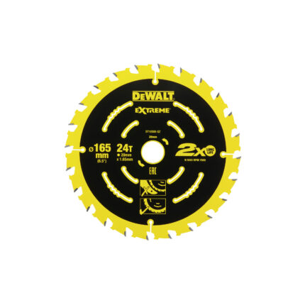 DeWALT medienos pjovimo diskas 165x20 mm 24T/40T