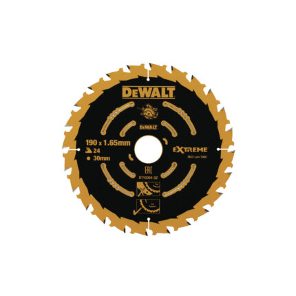DeWALT pjovimo diskas medienai 190x30mm 24T/40T