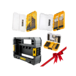DeWALT suktuvo priedų rinkiniai su TOUGHCASE ir jų TSTAK dėklo rinkinys
