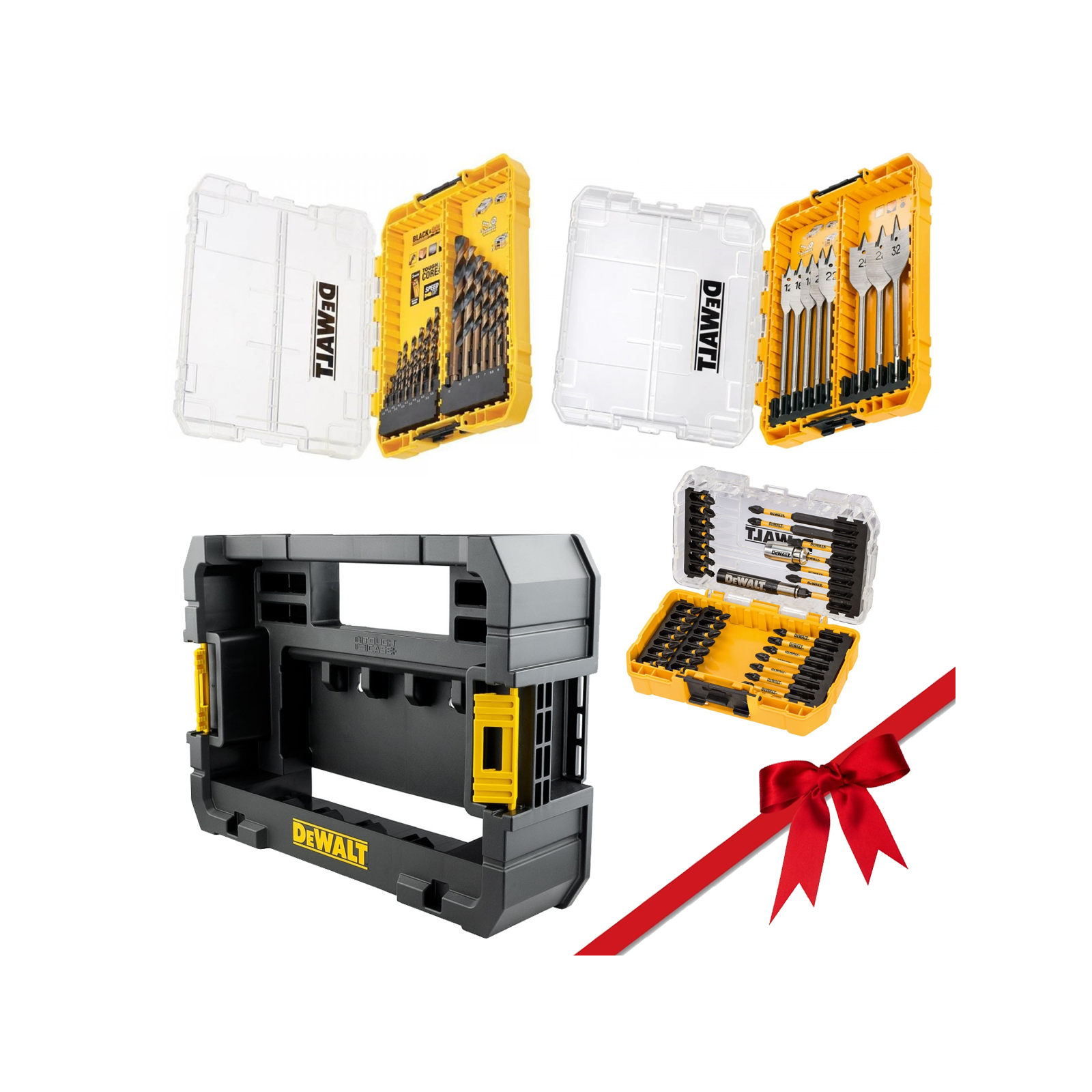 dewalt-suktuvo-priedu-rinkiniai-su-toughcase-ir-ju-tstak-deklo-rinkinys DeWALT suktuvo priedų rinkiniai su TOUGHCASE ir jų TSTAK dėklo rinkinys - Image 1