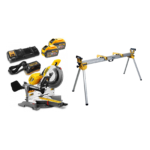DHS780X2A DeWALT FLEXVOLT 54V XPS skersinio pjovimo staklės (305 mm) + DE7023 stalas (2x9.0 Ah)
