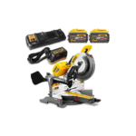 DHS780Y2A DeWALT FLEXVOLT 54V XPS skersinio pjovimo staklės 305 mm (2x12.0 Ah)