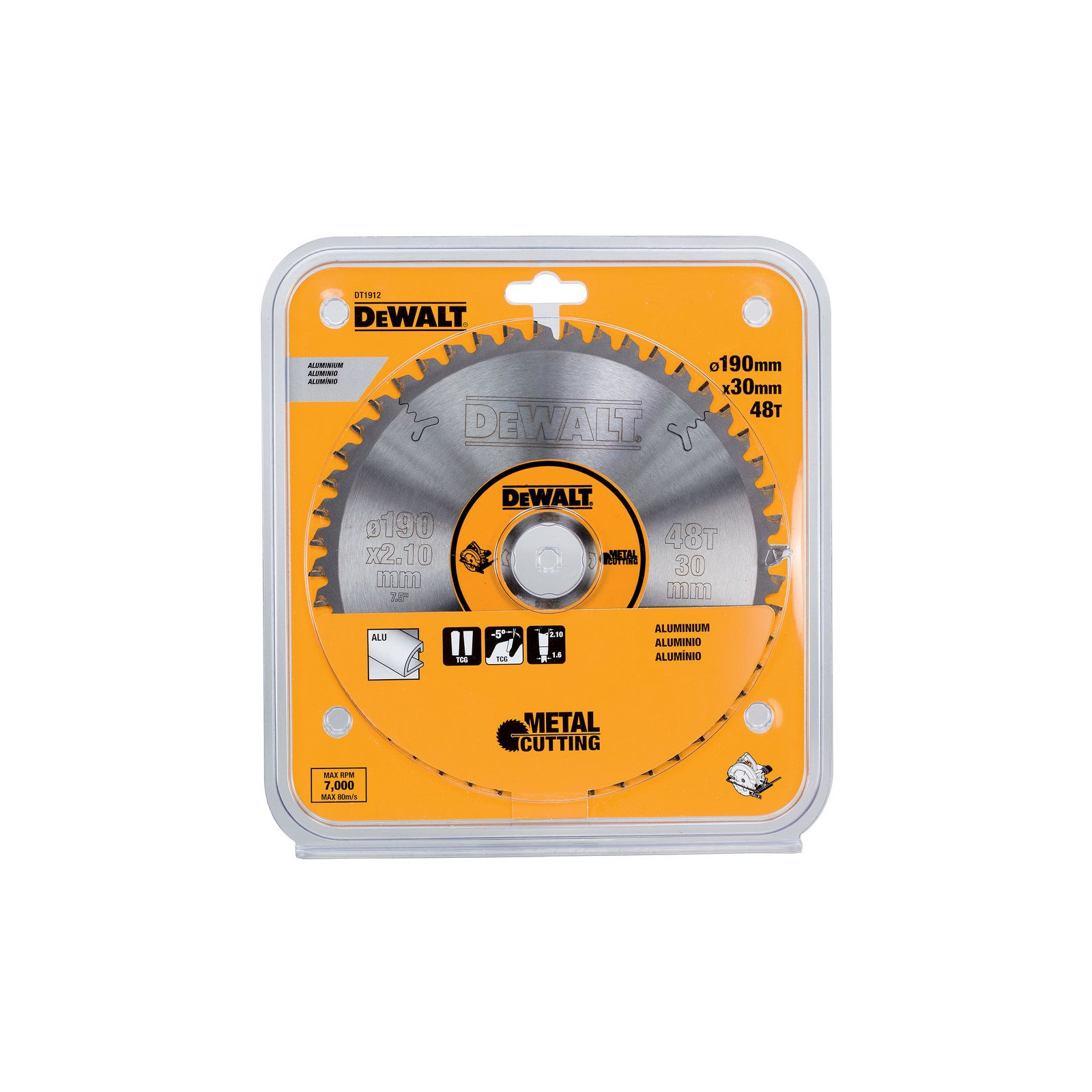 dt1912-dewalt-pjovimo-diskas-190x30-mm DT1912 DeWALT pjovimo diskas 190x30 mm - Image 1