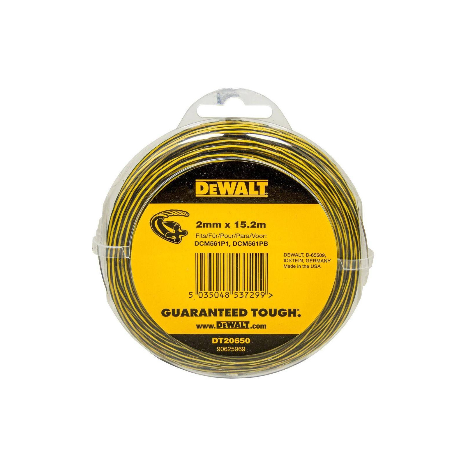 dt20650-dewalt-zoliapjoves-trimerio-valas-2-mm-x-152-m DT20650 DeWALT žoliapjovės - trimerio valas 2 mm x 15,2 m - Image 1
