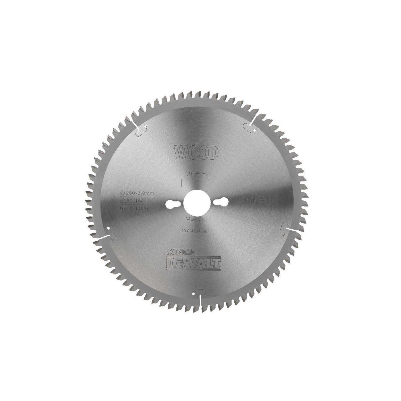 dt4287-dewalt-pjovimo-diskas-250x3x30-mm-z80 DT4287 DeWALT pjovimo diskas 250x3x30 mm Z80 - Image 1