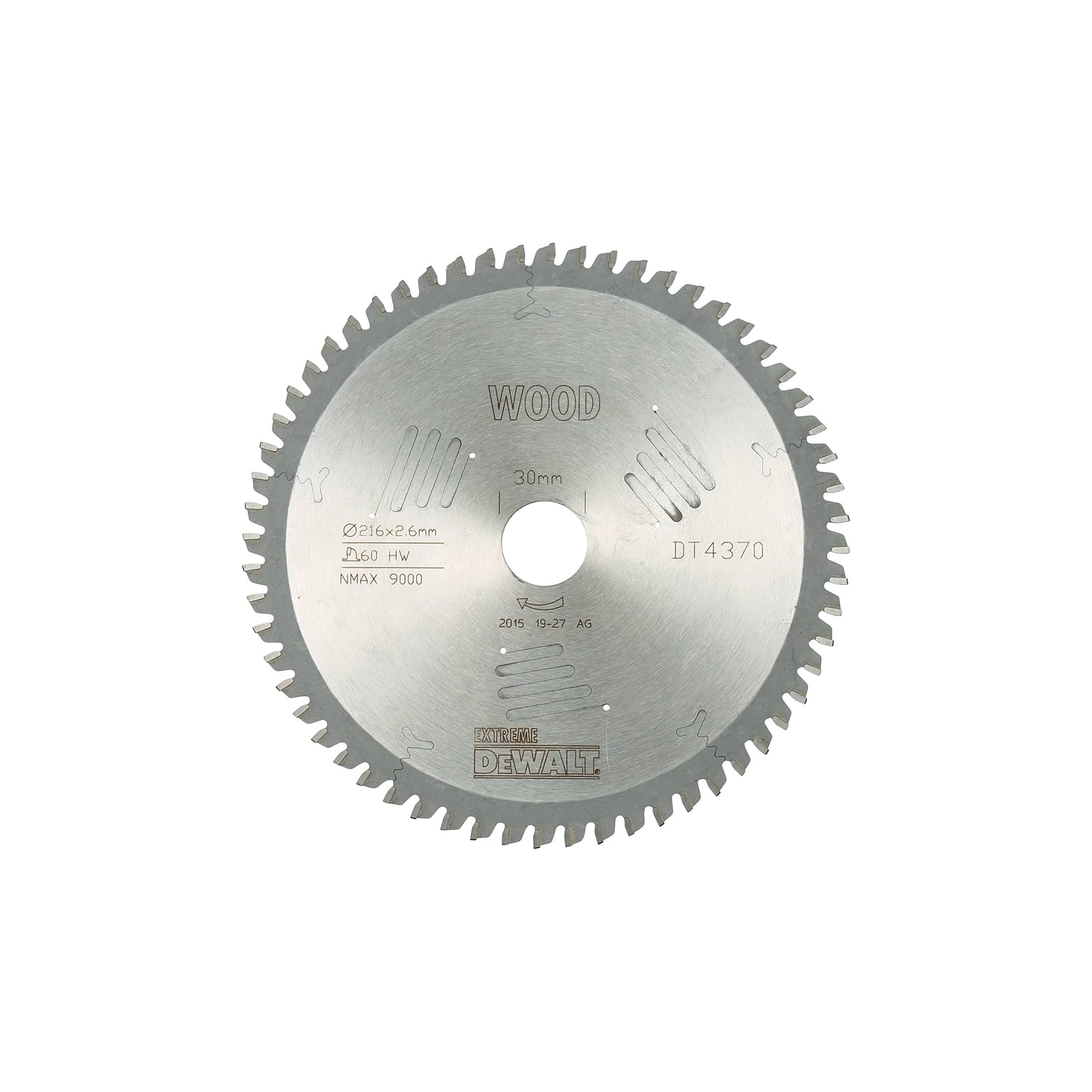 dt4370-dewalt-tcg-diskas-216x30-mm-60t DT4370 DeWALT TCG diskas 216x30 mm 60T - Image 1
