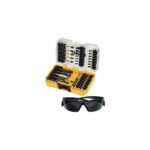 DT70733T DeWALT 38 vnt. smūginių antgalių rinkinys + tamsinti apsauginiai akiniai