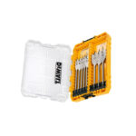 DT70750 DeWALT plokščio grąžto antgalių rinkinys medienai 8vnt.