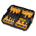 DT90016 DeWALT frezų rinkinys (12 vnt.)