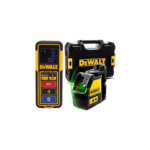 DW0889CG DeWALT kryžminis lazerinis nivelyras + DW099S atstumų matuoklis