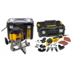 DWE315KT DeWALT daugiafunkcinis įrankis + DW625EKT kintamo greičio freza 2000 W
