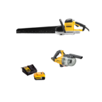 DWE397 + DCV501LN DeWALT tandeminis pjūklas 430 mm + rankinis siurblys (1x5.0 Ah)